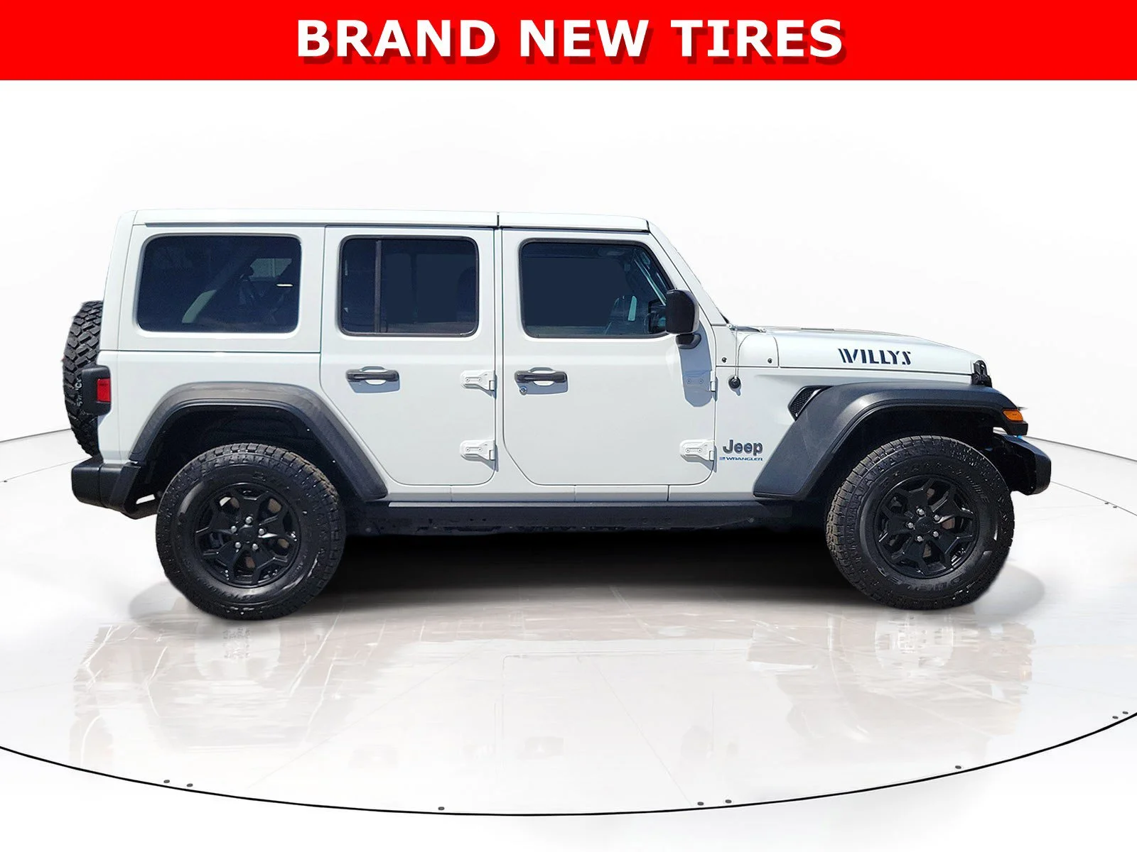 Certified Used 2023 White Jeep Willys 4xe image 2