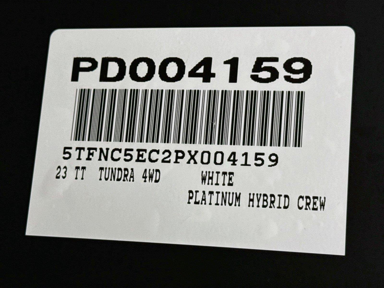 Used 2023 Wind Chill Pearl Toyota Platinum HV image 47