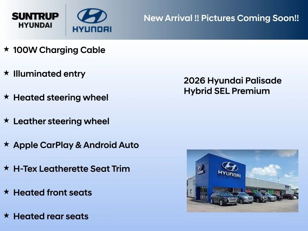 New 2026 Abyss Black Pearl Hyundai SEL Premium image 3