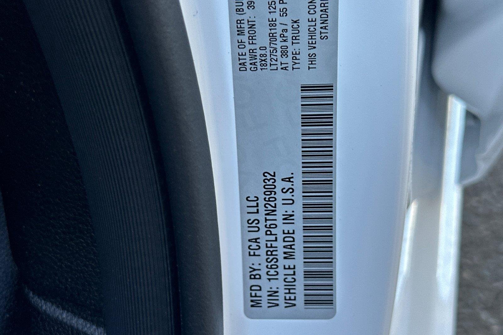 New 2026 Bright White Clearcoat Ram Rebel image 28