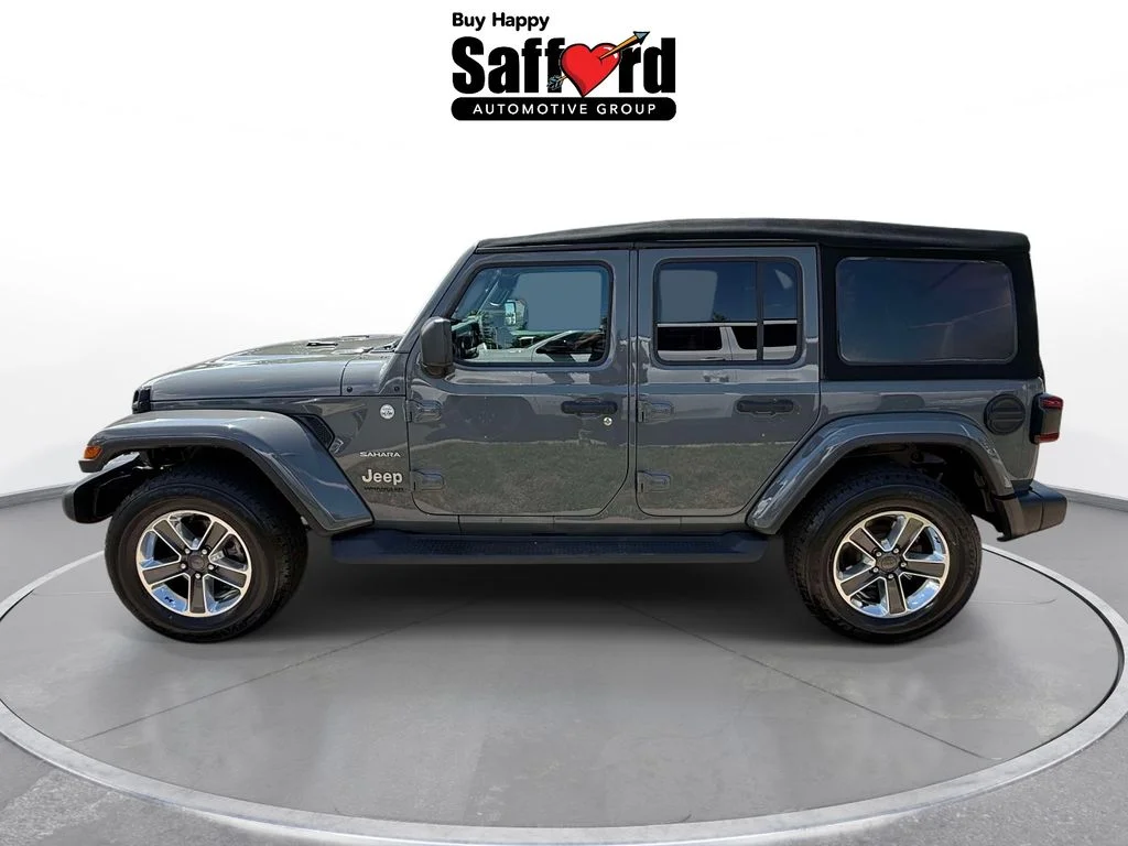 Used 2021 Gray Jeep Unlimited Sahara image 5