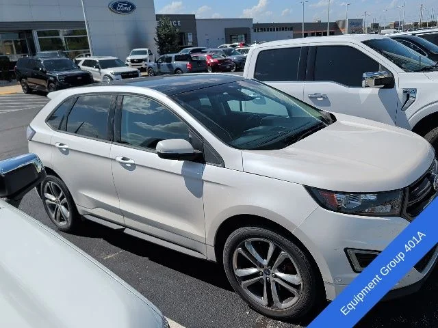 Used 2015 White Platinum Tri-Coat Metallic Ford Sport image 4