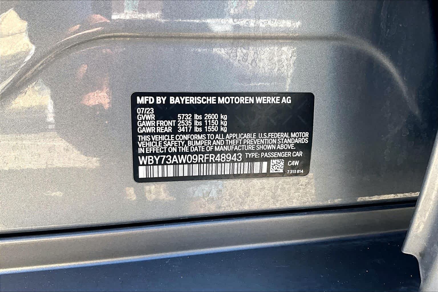 Used 2024 Skyscraper Grey Metallic BMW eDrive40 image 33
