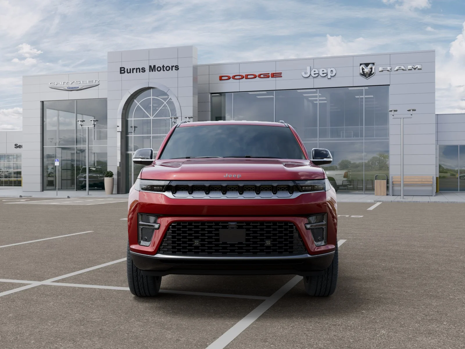 New 2026 Velvet Red Pearl-Coat Exterior Paint Jeep 4x2 image 32