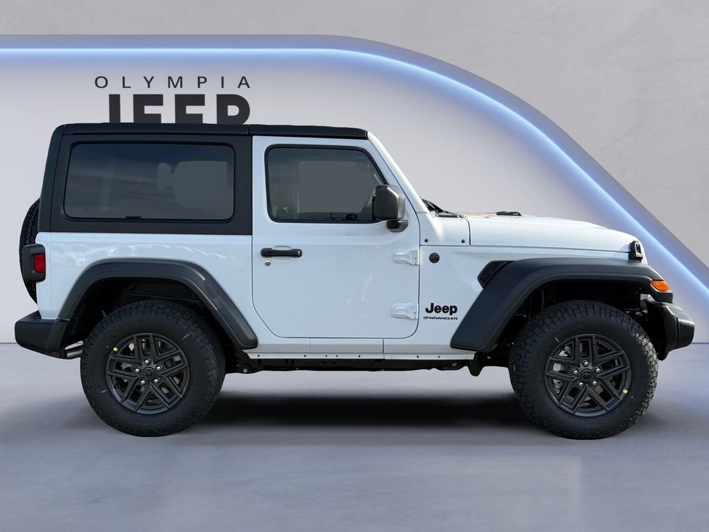 New 2026 Bright White Clear-Coat Exterior Paint Jeep Sport S image 7