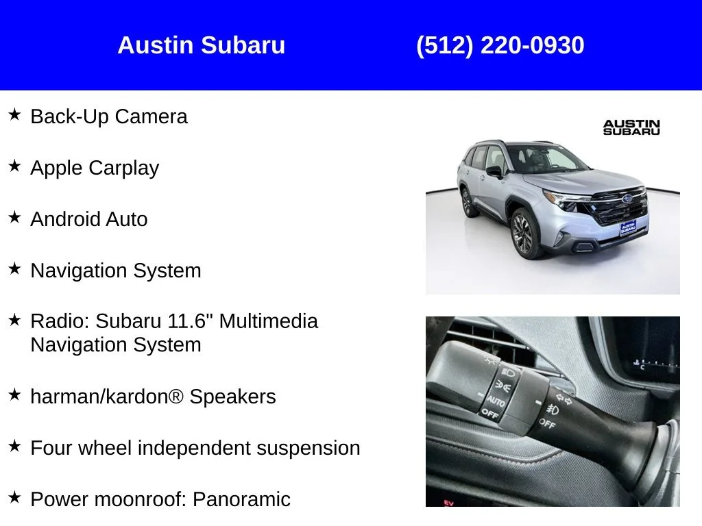 New 2026 Silver Subaru Touring Hybrid image 9