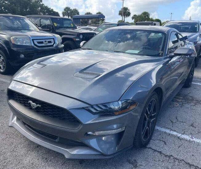 Used 2021 Gray Ford EcoBoost Premium image 2