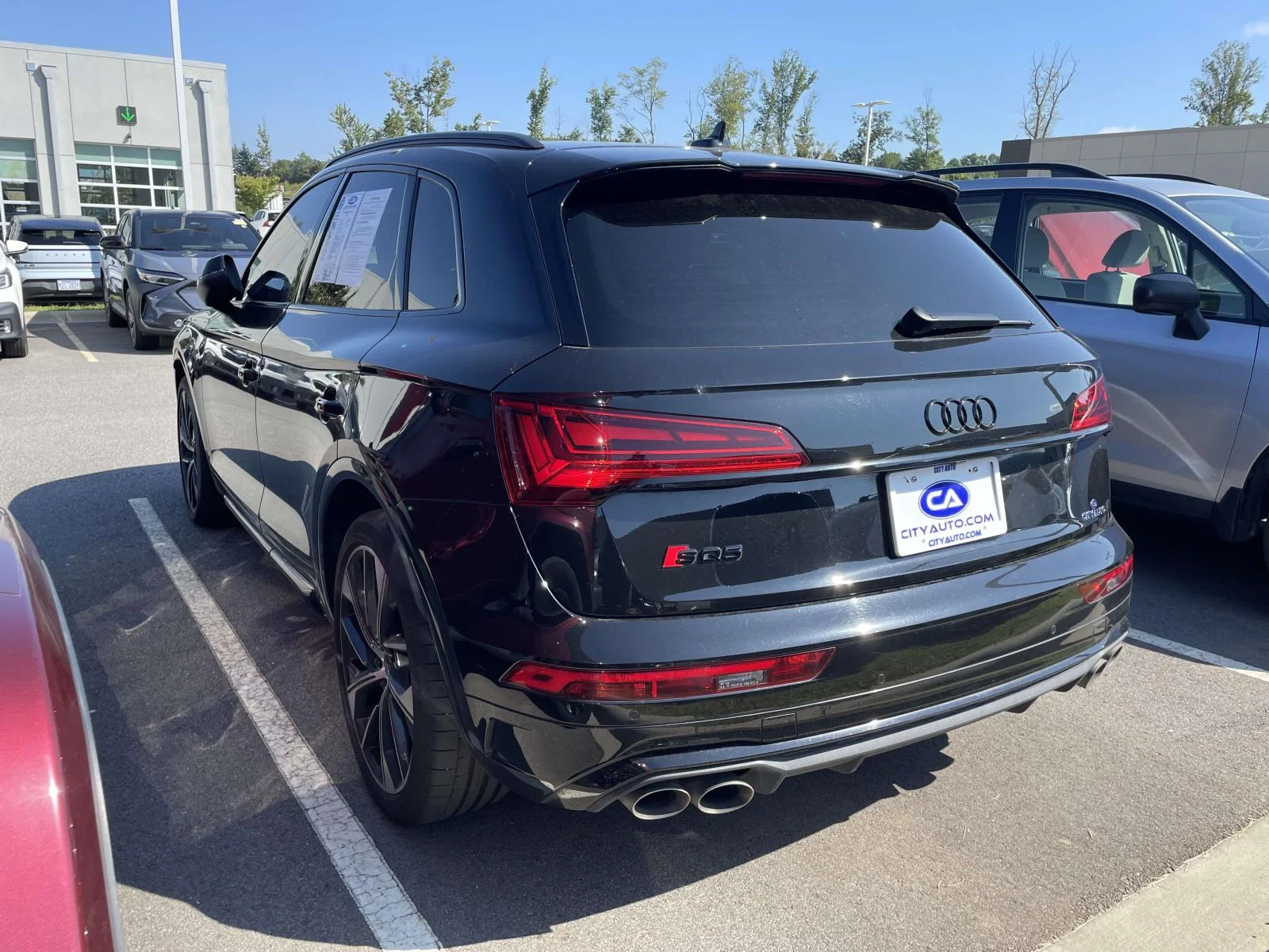 Used 2023 Mythos Black Metallic Audi Premium Plus image 3