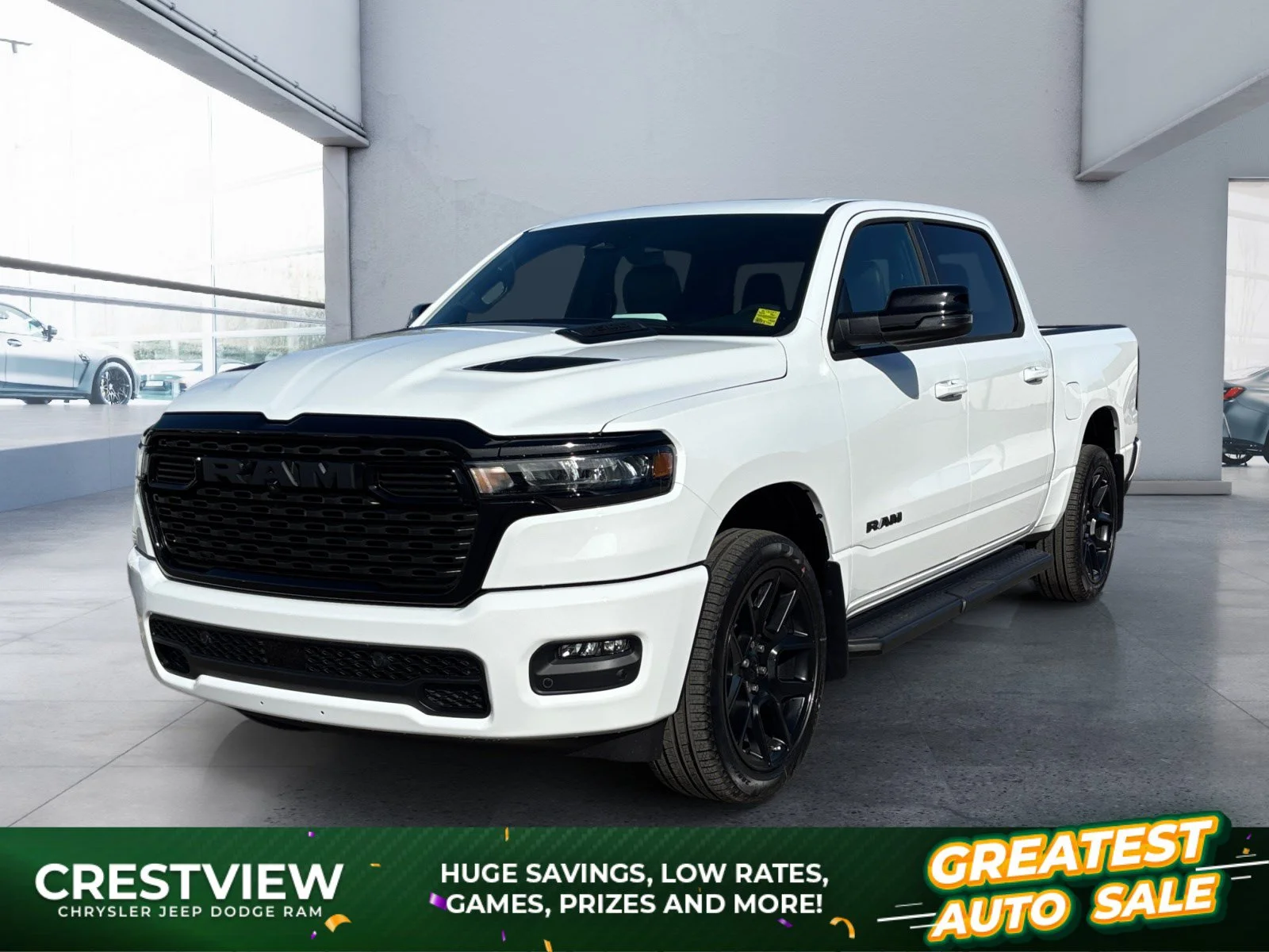 New 2026 Bright White Ram Sport image 1