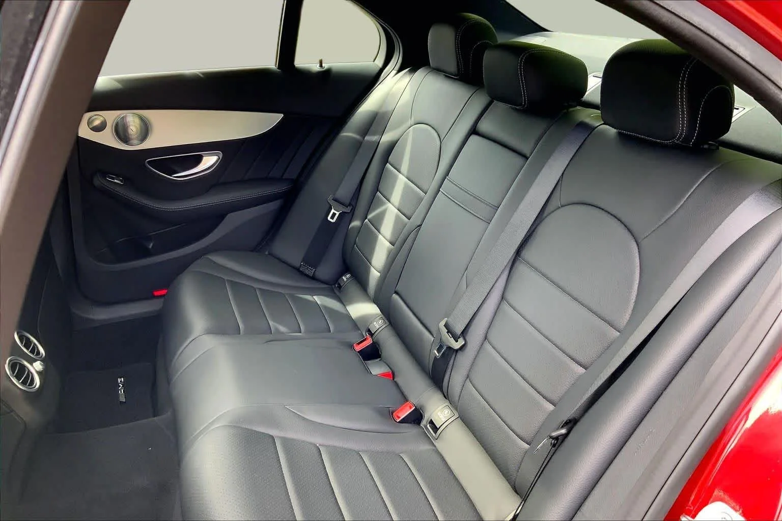 Used 2018 designo Cardinal Red Metallic Mercedes-Benz C 300 image 21