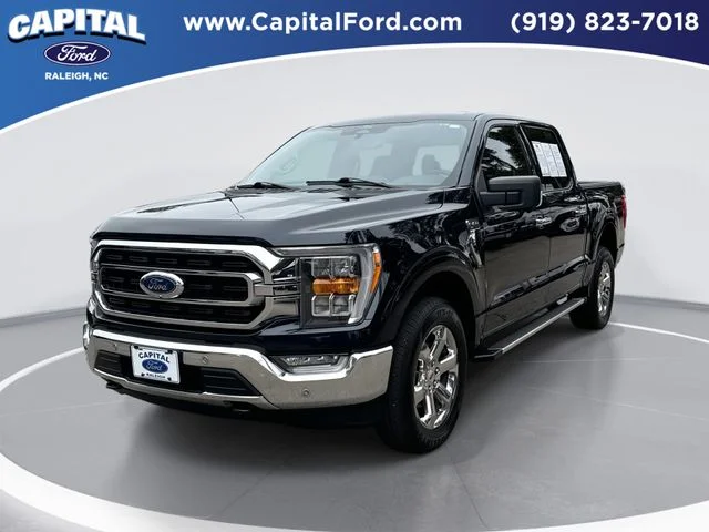 Used 2022 Blue Ford XLT image 1