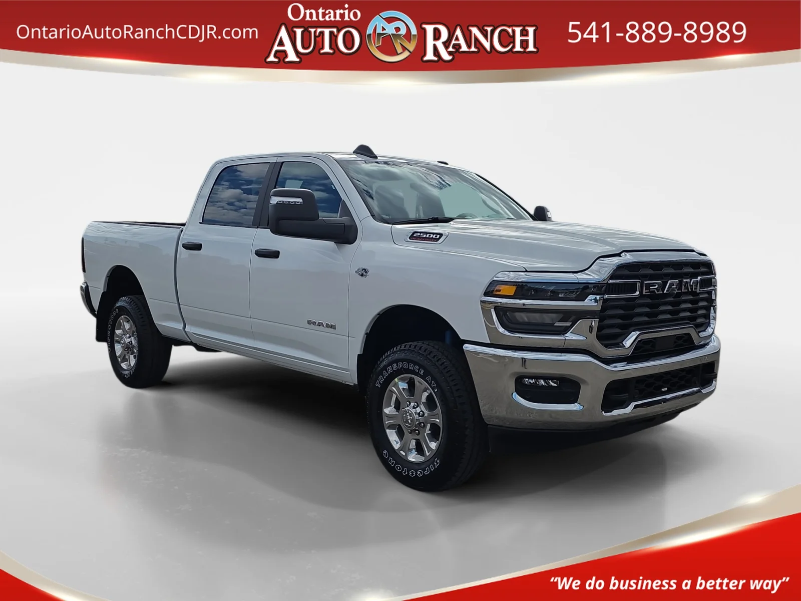 New 2027 Bright White Clearcoat Ram Big Horn image 1