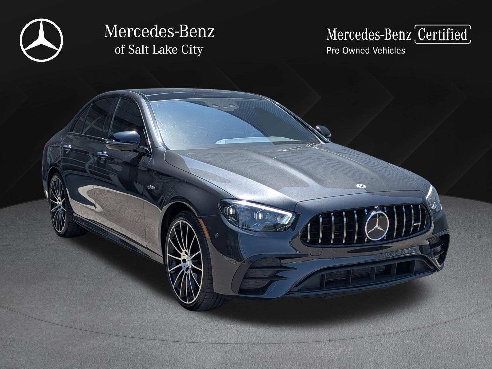 Certified Used 2023 Graphite Gray Metallic Mercedes-Benz AMG® E 53 image 1