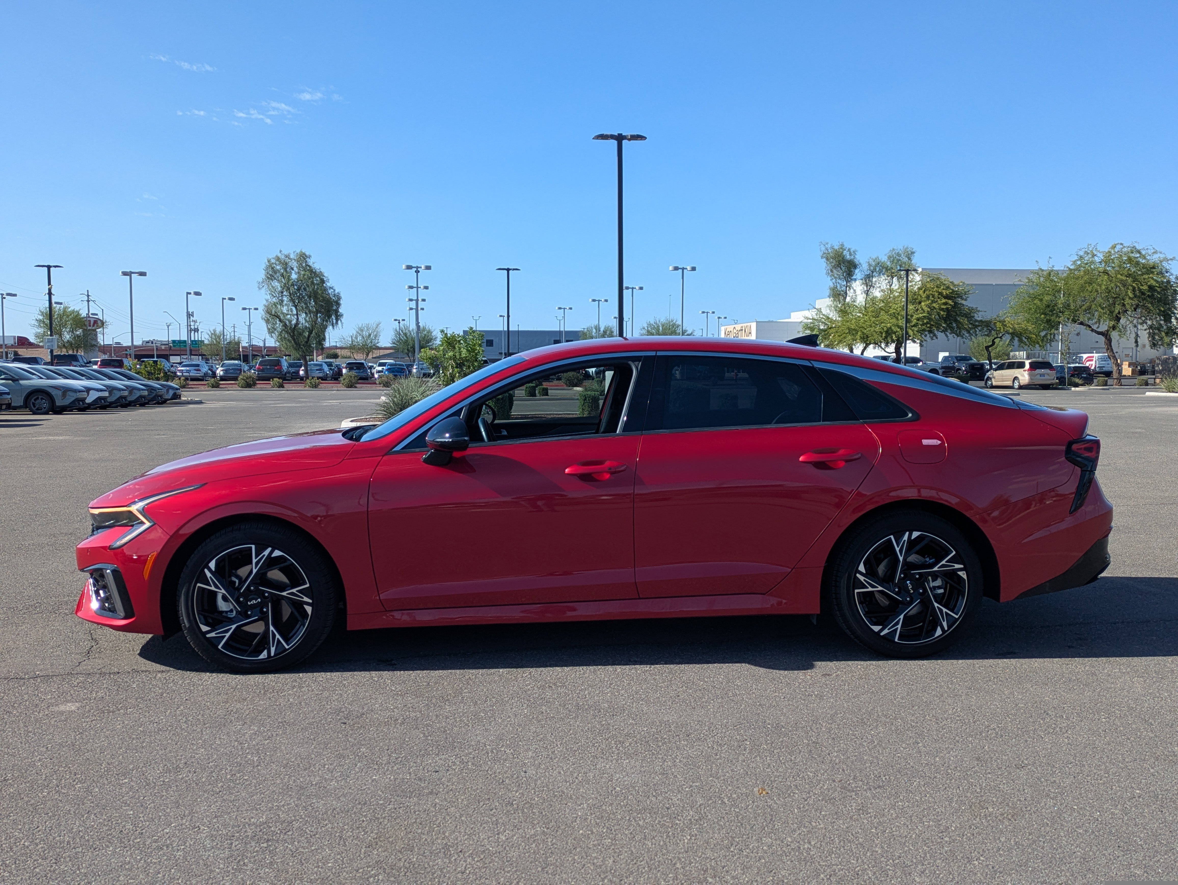 Used 2025 Runway Red Kia GT-Line image 2