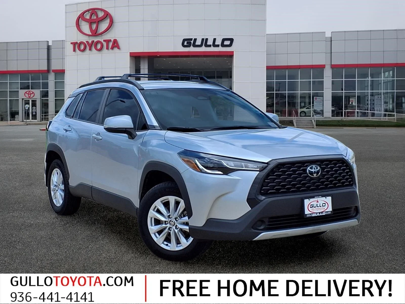 Certified Used 2024 Silver Toyota LE image 1