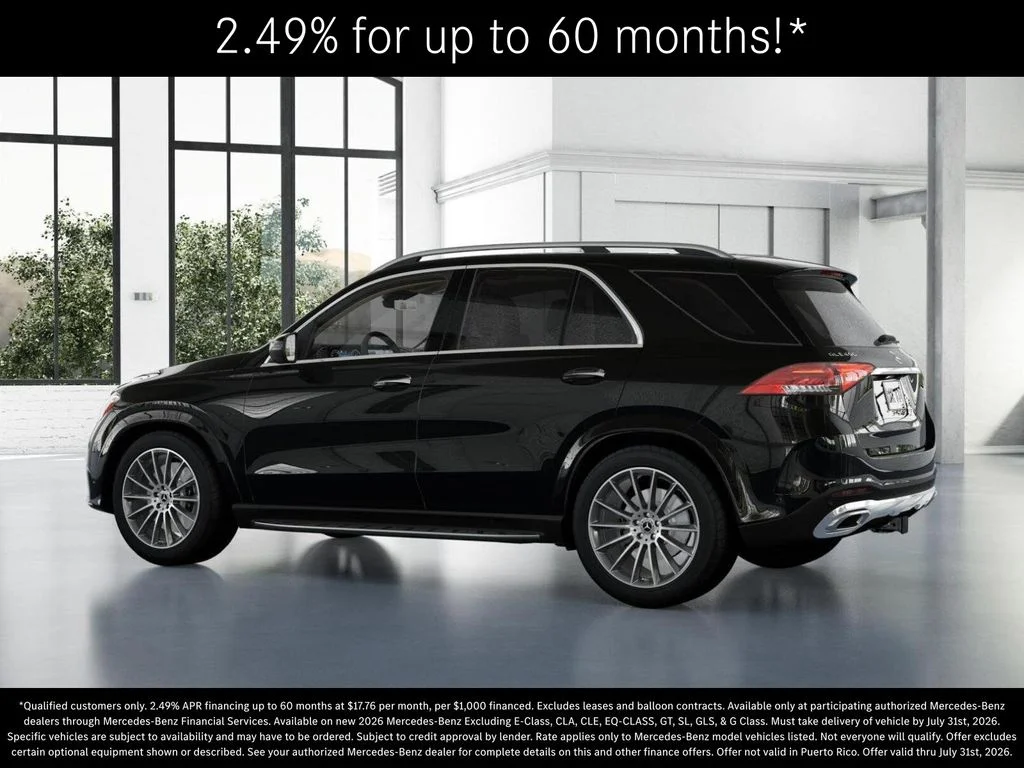New 2026 Obsidian Black Metallic Mercedes-Benz GLE 450 image 31