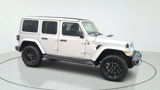 Used 2023 Silver Jeep Sahara 4xe image 14