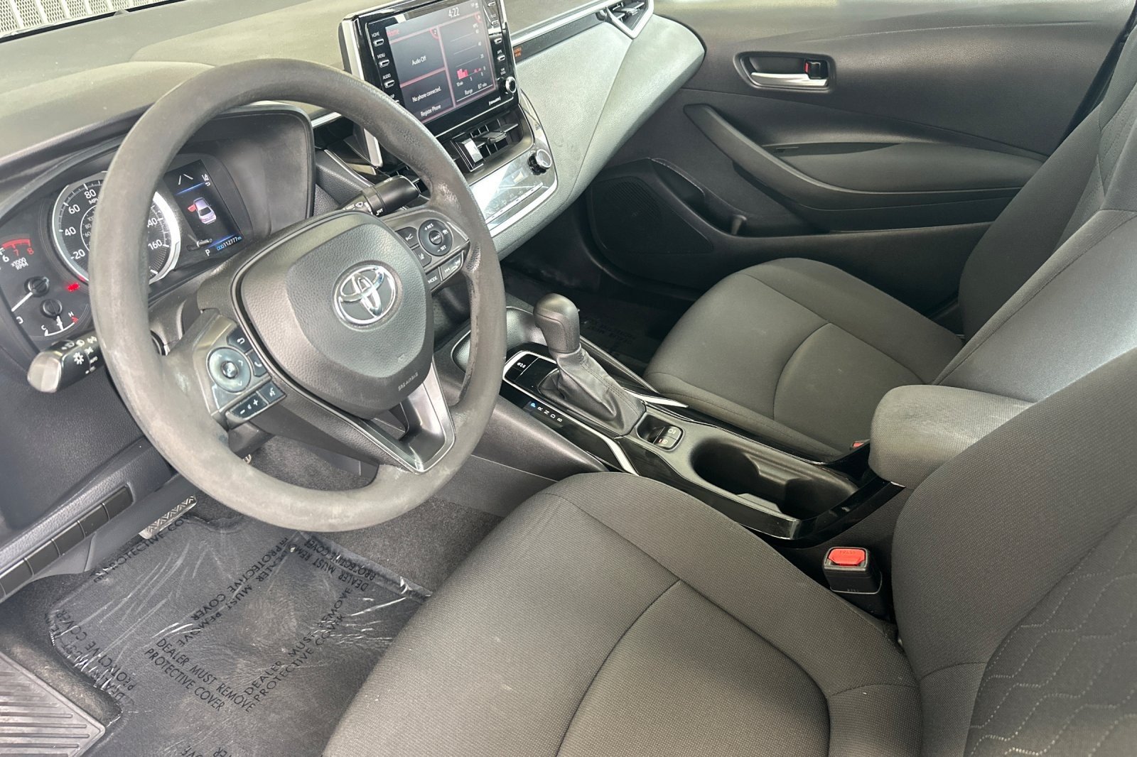 Certified Used 2021 Super White Toyota LE image 9