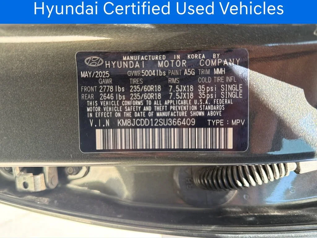 Certified Pre-Owned 2025 Hyundai Tucson Hybrid SEL Convenience