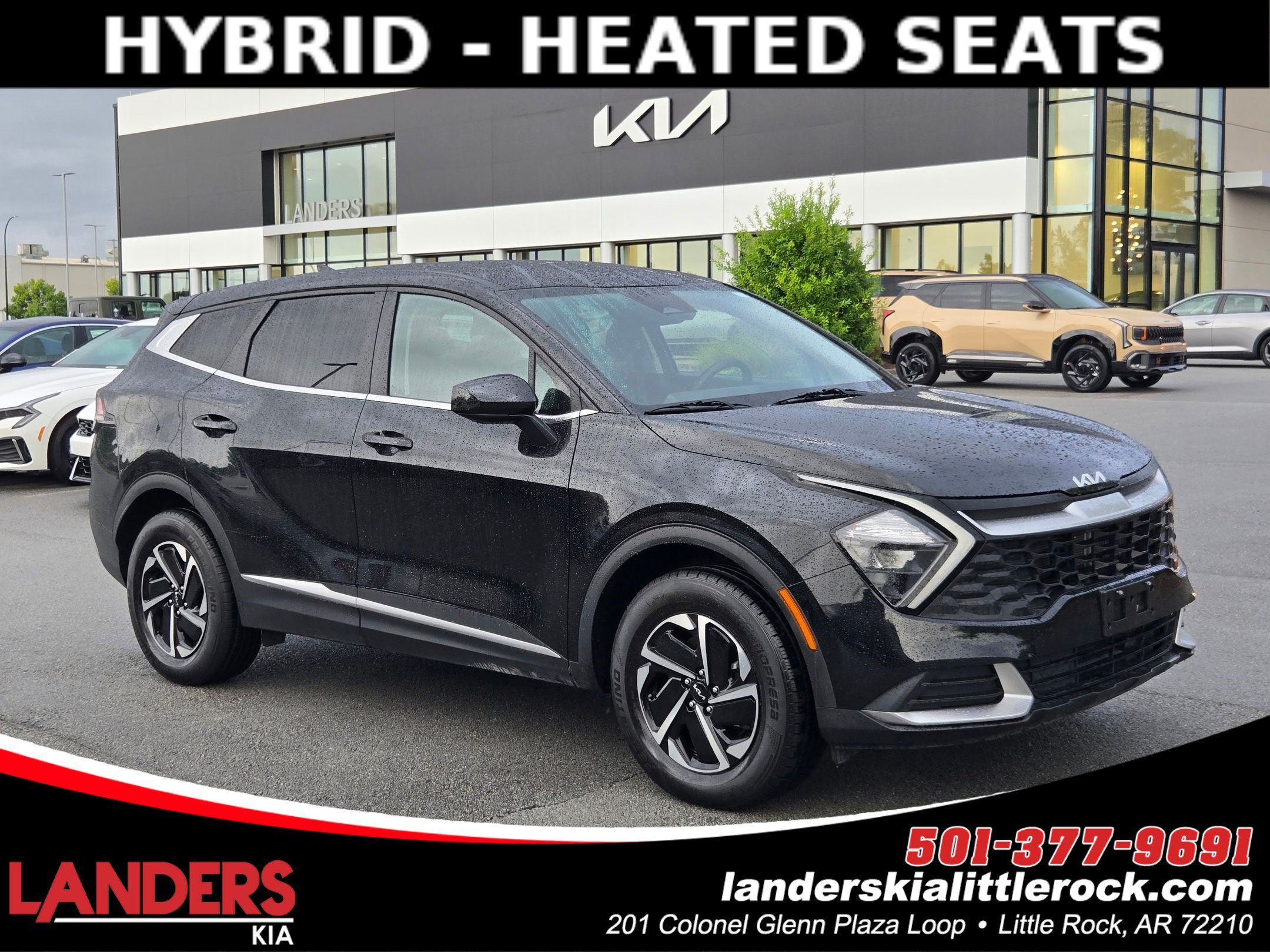 Used 2023 Fusion Black Kia LX image 1