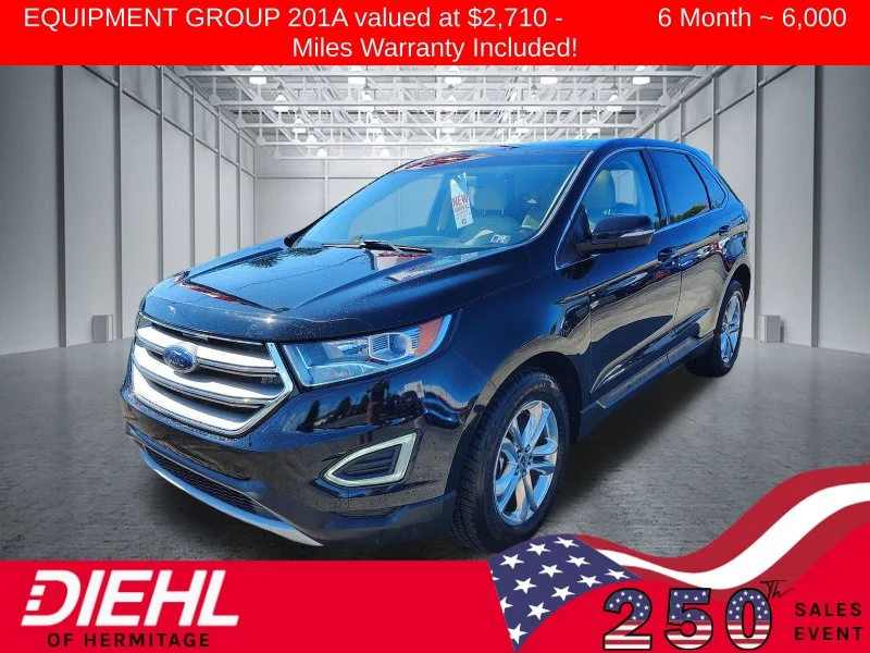 Used 2016 Black Ford SEL image 1
