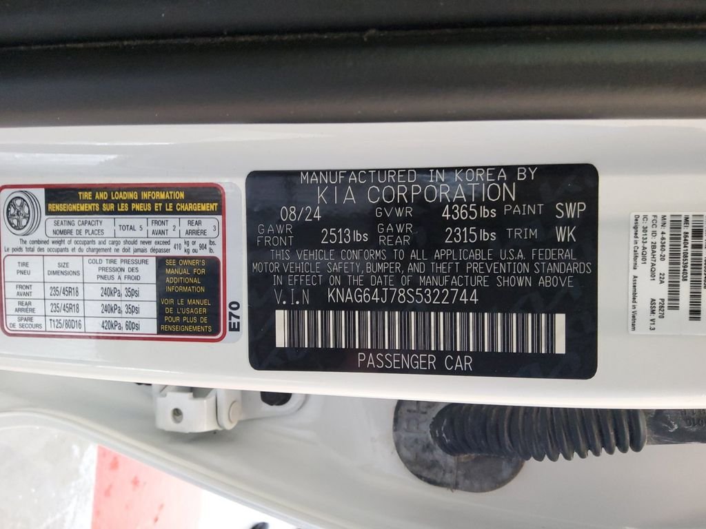 Used 2025 White Kia GT-Line image 20