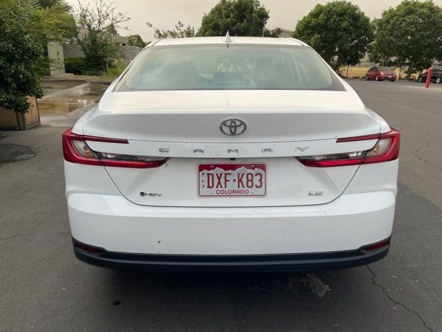 Used 2025 White Toyota LE image 4