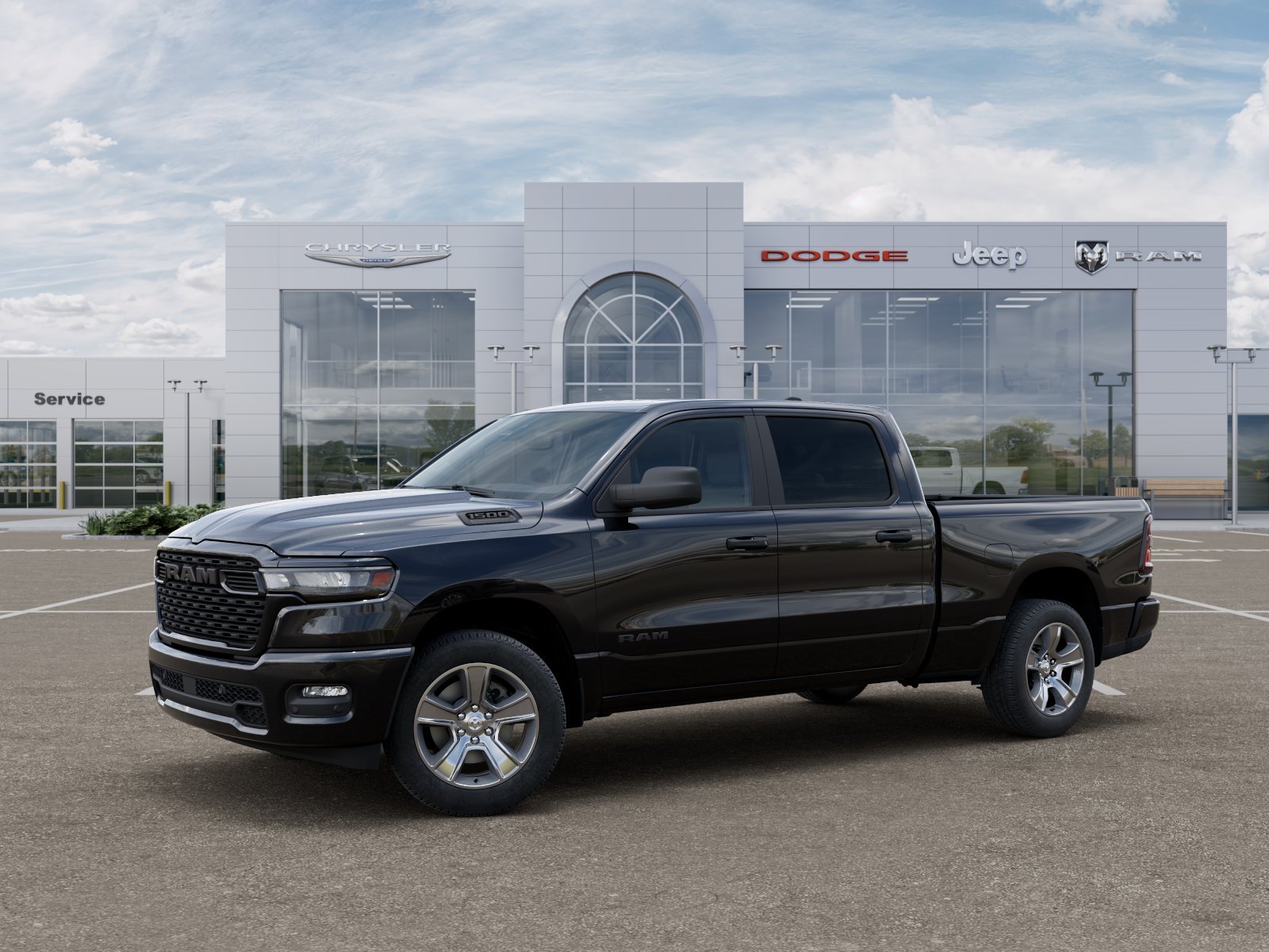 New 2026 Diamond Black Crystal Pearlcoat RAM Express image 11