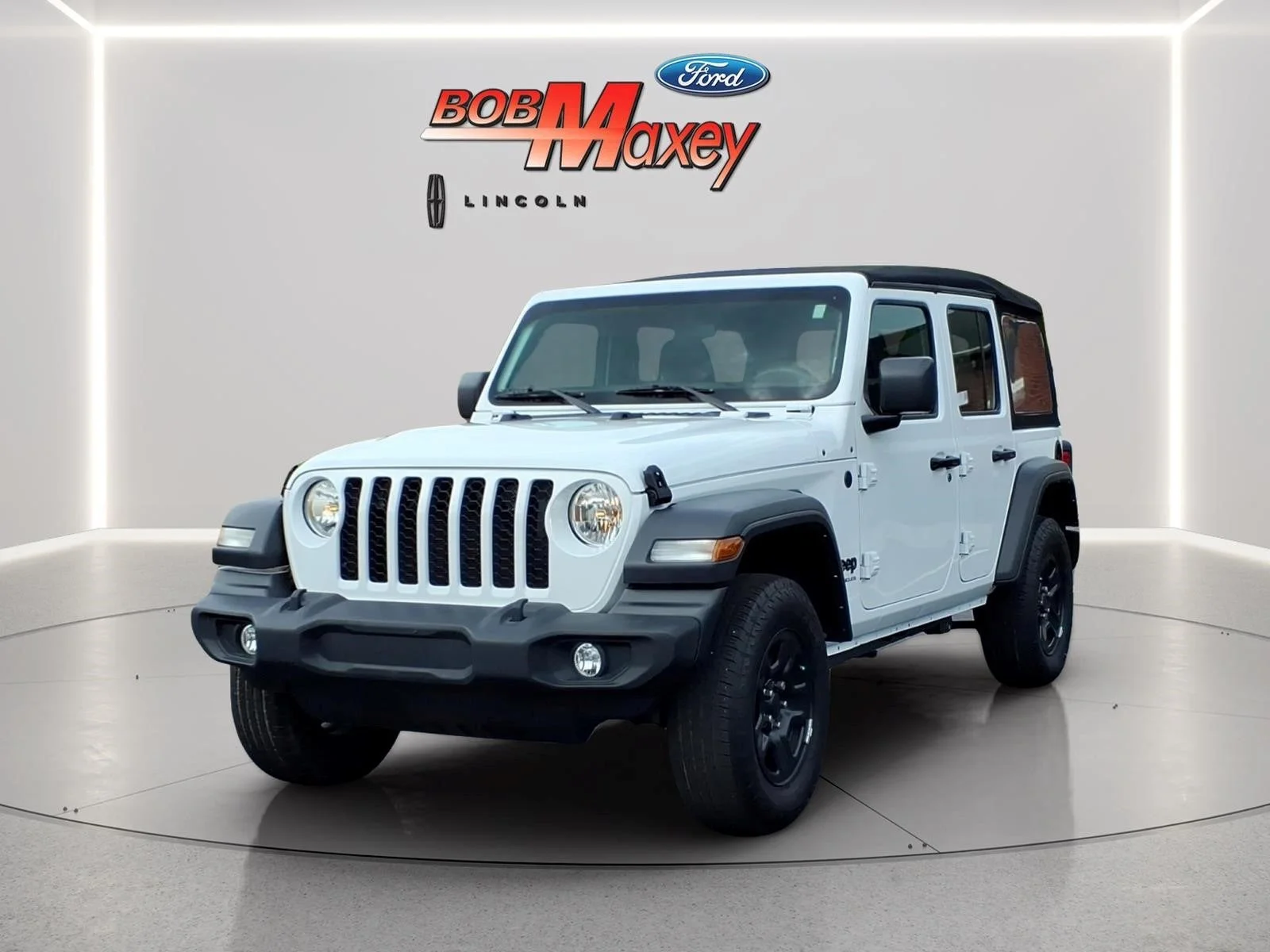 Used 2024 Bright White Clearcoat Jeep Sport image 25