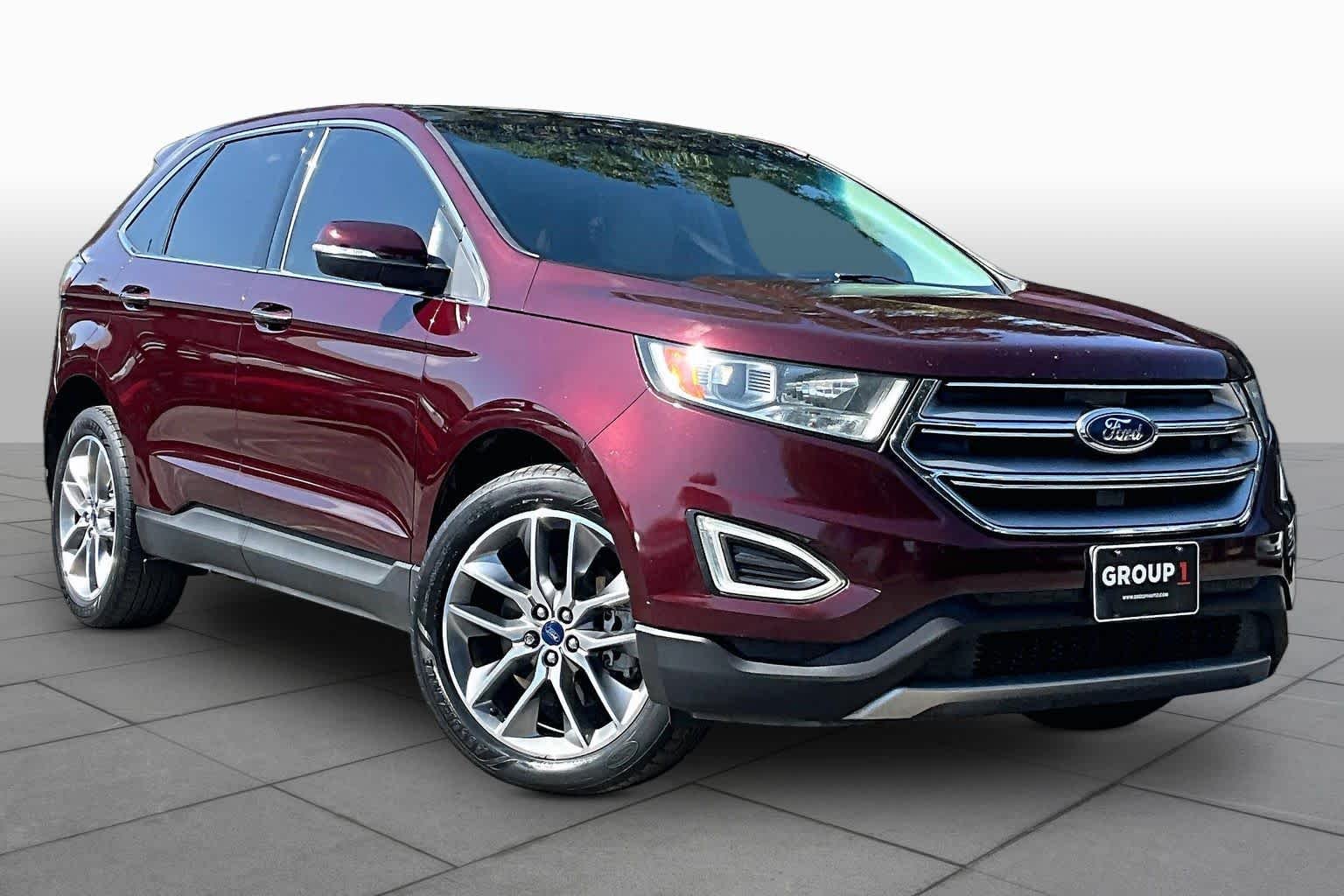 Used 2017 Burgundy Velvet Metallic Tinted Clearcoat Ford Titanium image 3