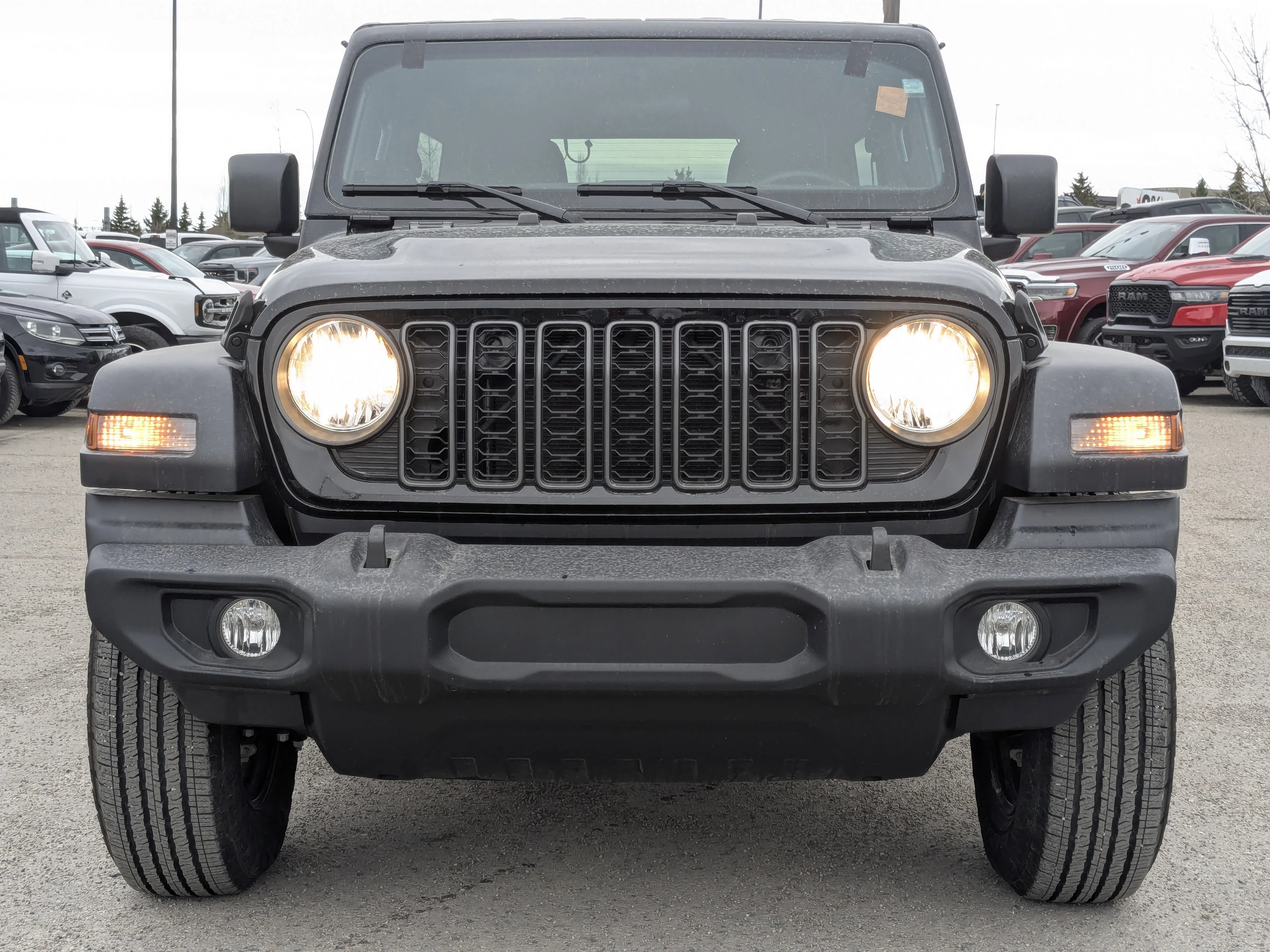 Used 2025 Black Jeep Sport - - Pkg 23B  - Black Paint  - 3.6L Pentastar V6  - 12.3 Touchscreen  & More image 3