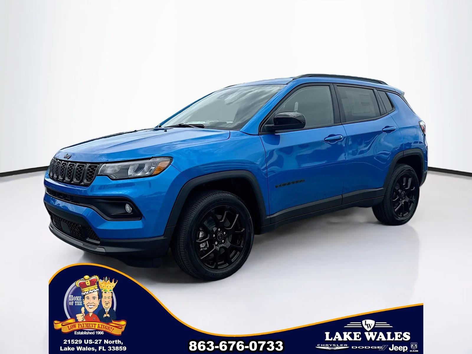 New 2026 Hydro Blue Pearl-Coat Exterior Paint Jeep Latitude image 2