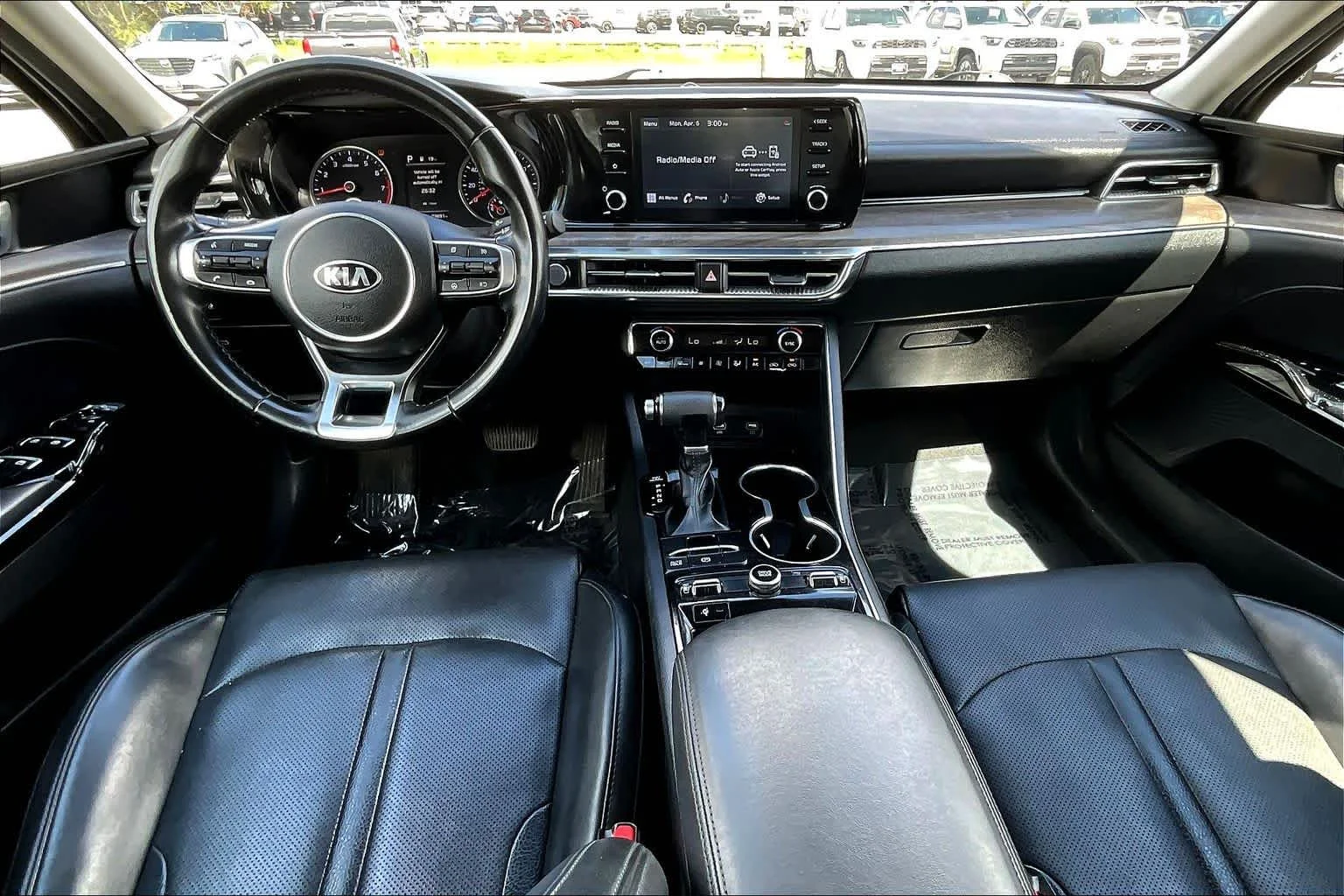 Used 2021 Ebony Black Kia EX image 28