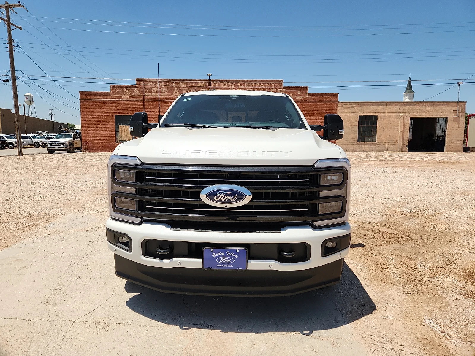 New 2026 Star White Metallic Tri-Coat Ford F-250® Platinum® image 2