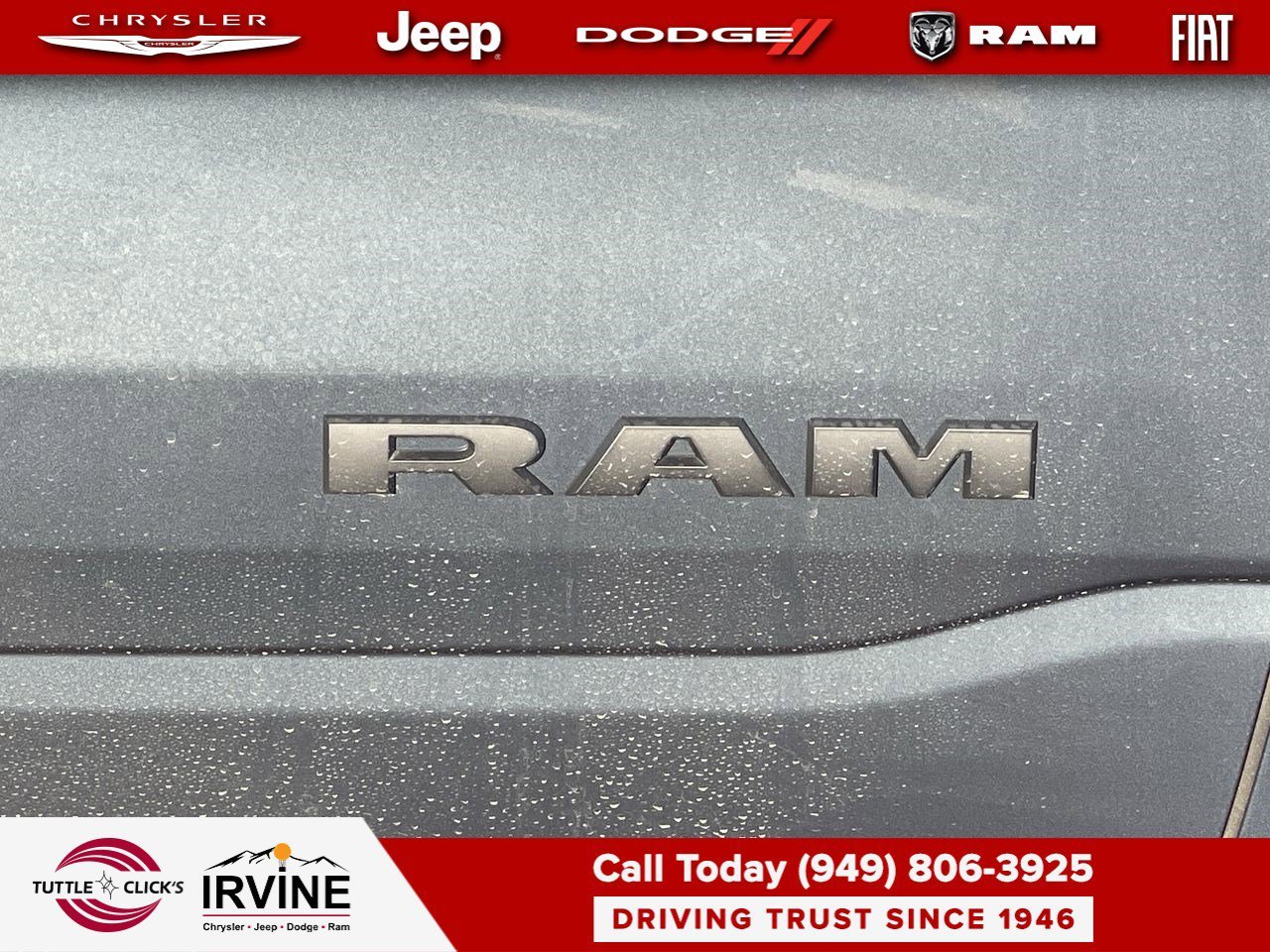 New 2026 Forged Blue Metallic Exterior Paint RAM Laramie image 8