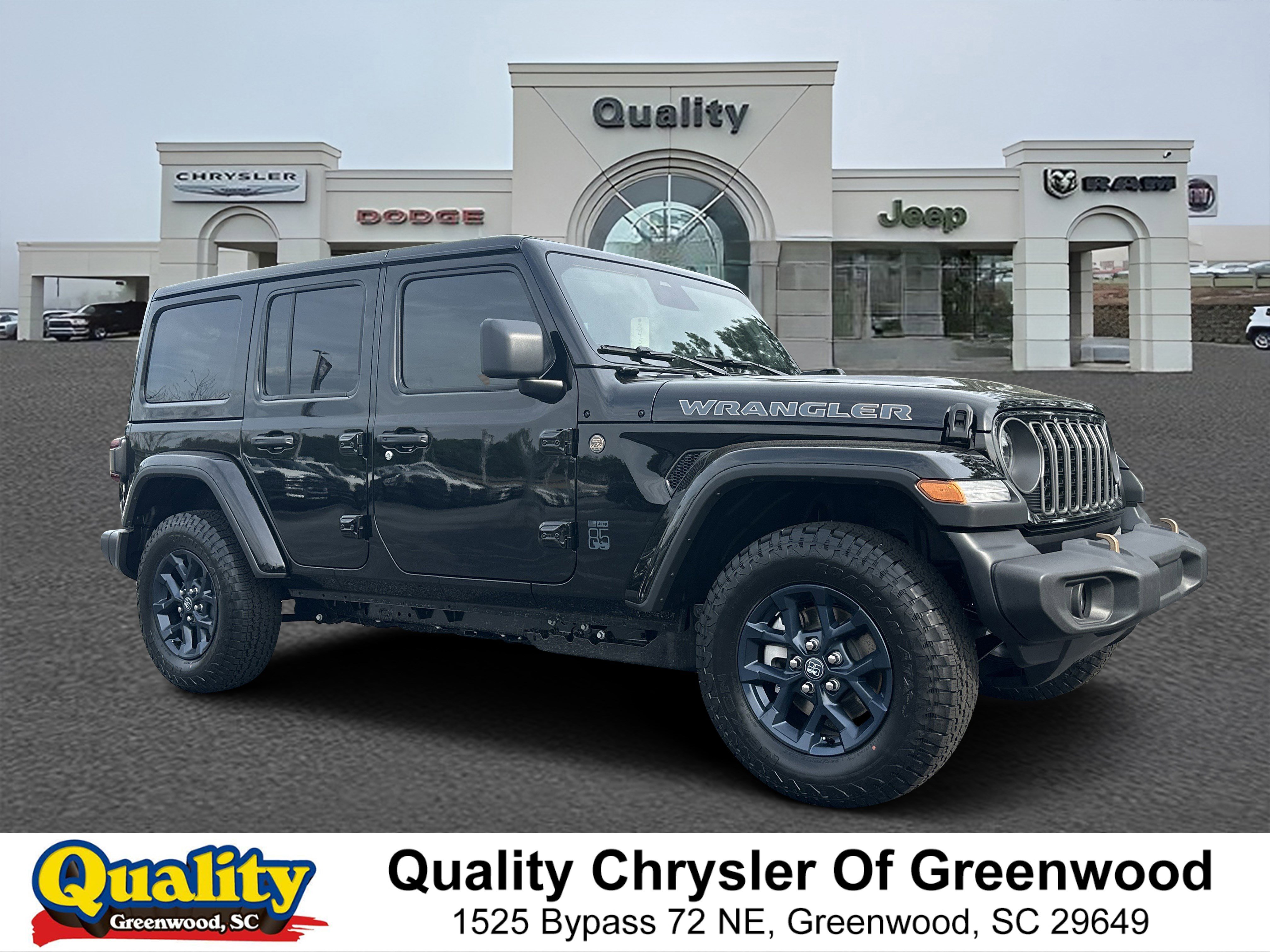 New 2026 Black Clearcoat Jeep 85th Anniversary image 1