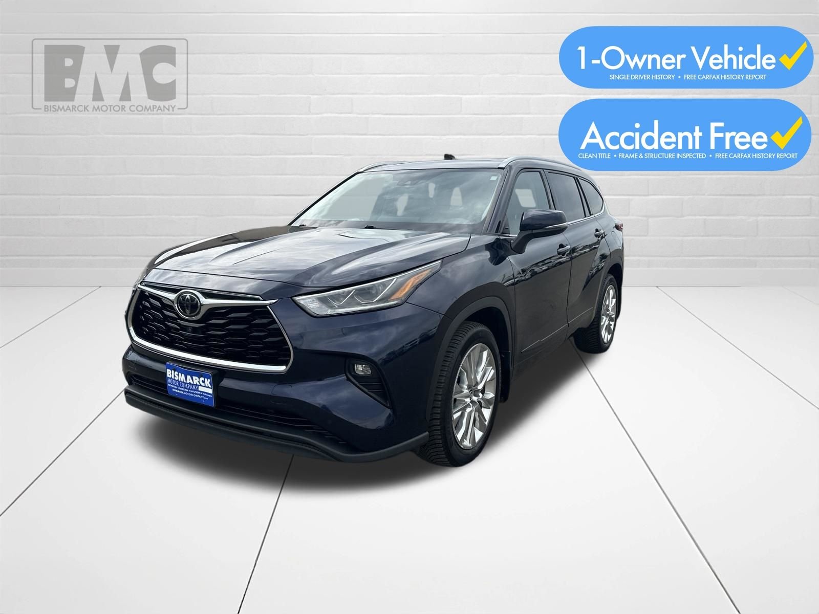 Used 2021 Blue Toyota Limited image 1