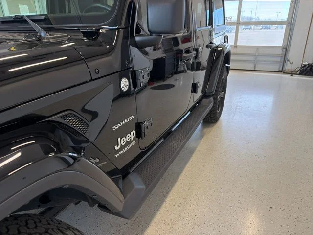 Used 2021 Black Jeep Unlimited Sahara image 12