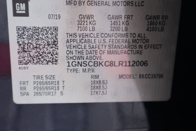 Used 2020 BLUE VELVET METALLIC Chevrolet LT image 32