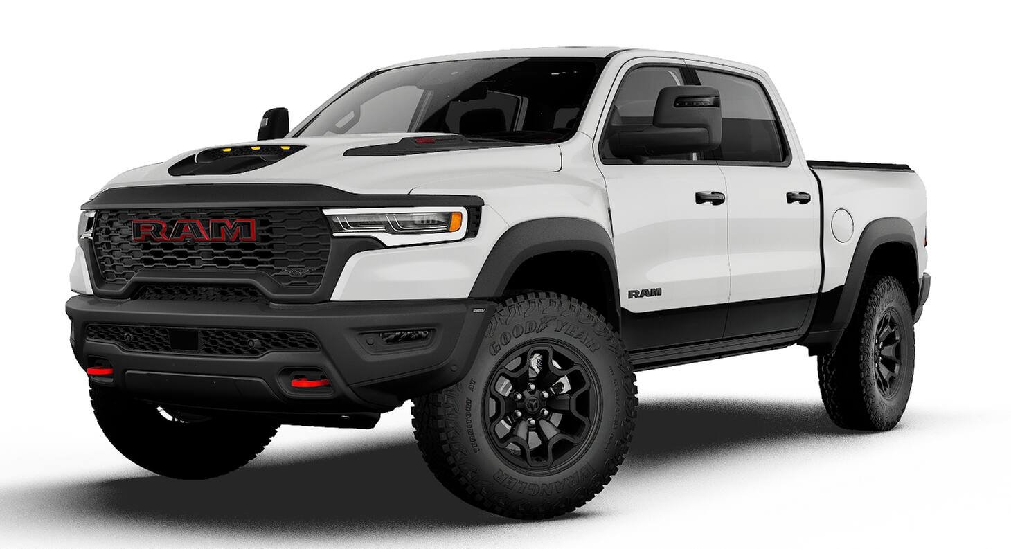 New 2027 Bright White Clear-Coat Exterior Paint RAM TRX image 13