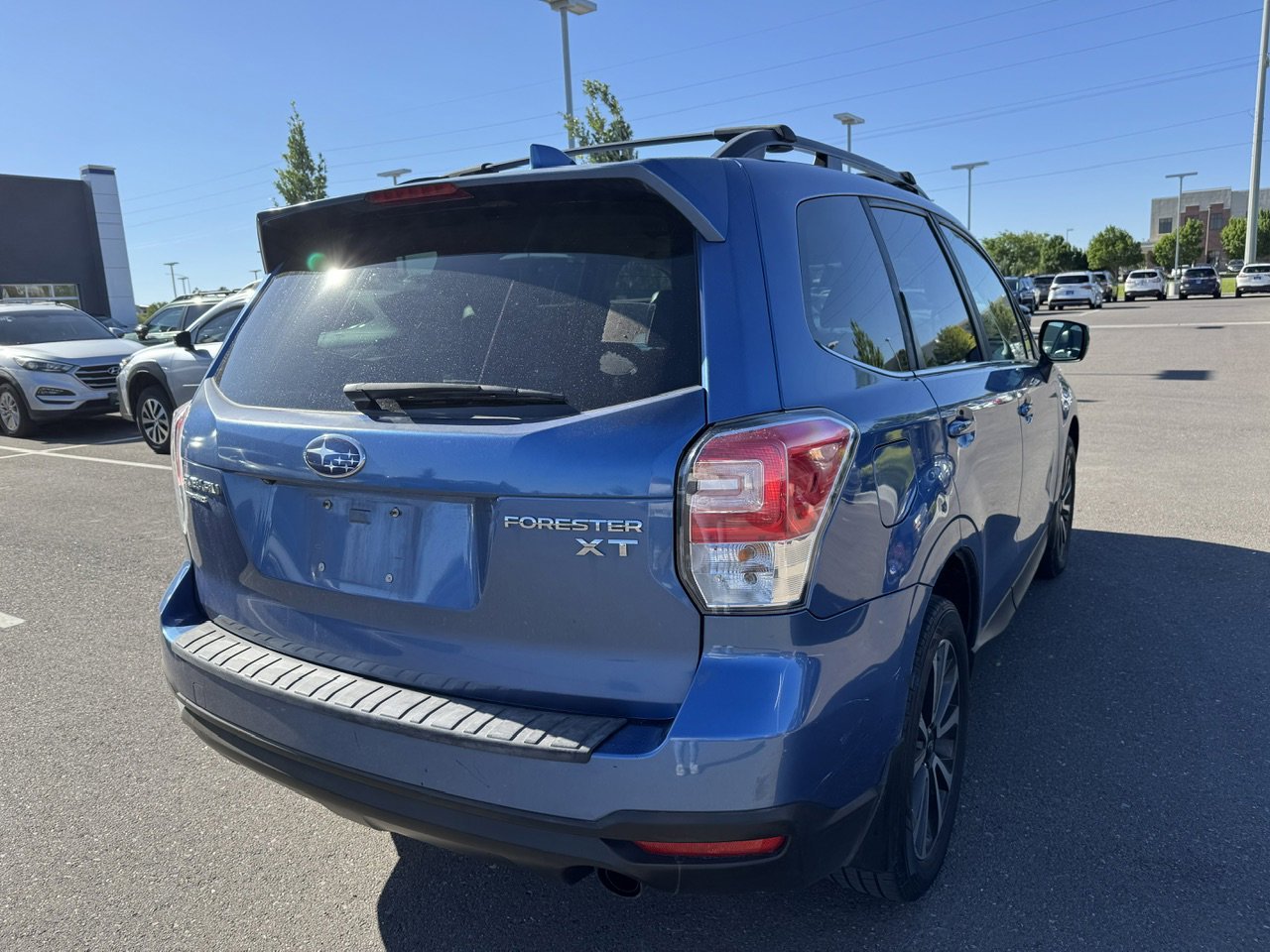 Used 2018 Quartz Blue Pearl Subaru Premium image 4