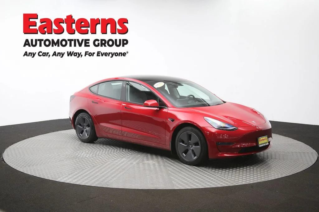 Used 2022 Red Tesla Base image 46