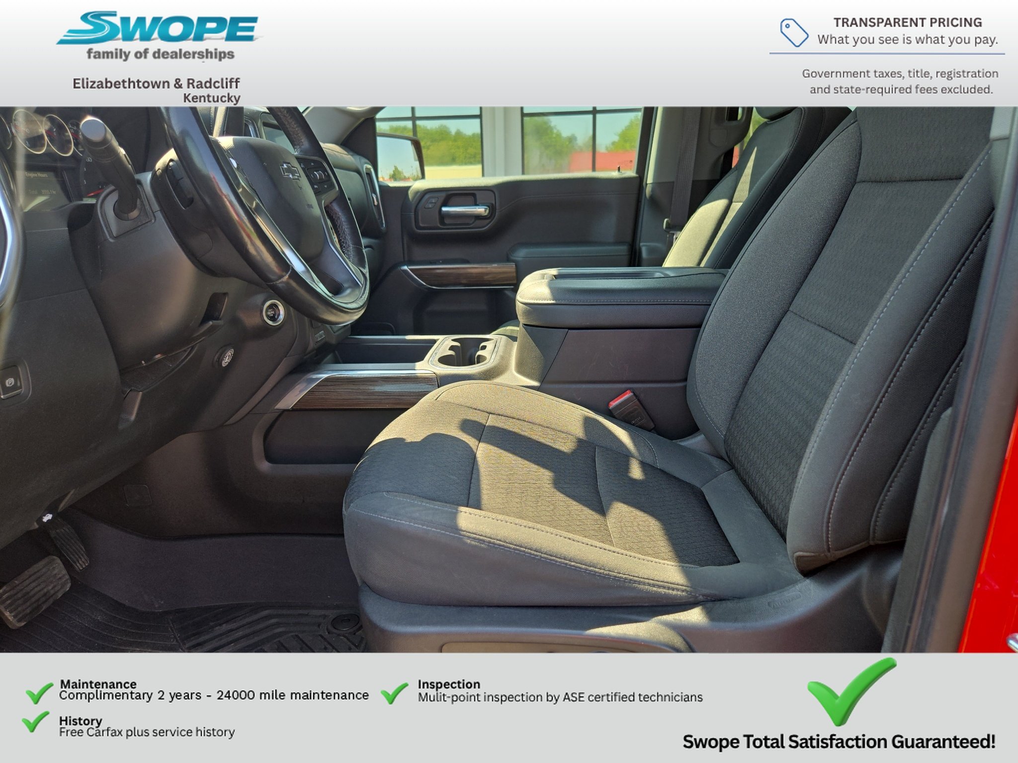 Used 2021 Red Hot Chevrolet LT Trail Boss image 11