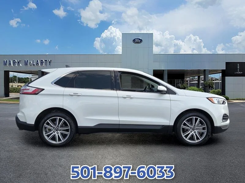 Used 2023 White Metallic FORD TITANIUM AWD image 6