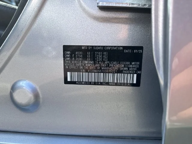 Certified Used 2025 Ice Silver Metallic Subaru Limited image 16