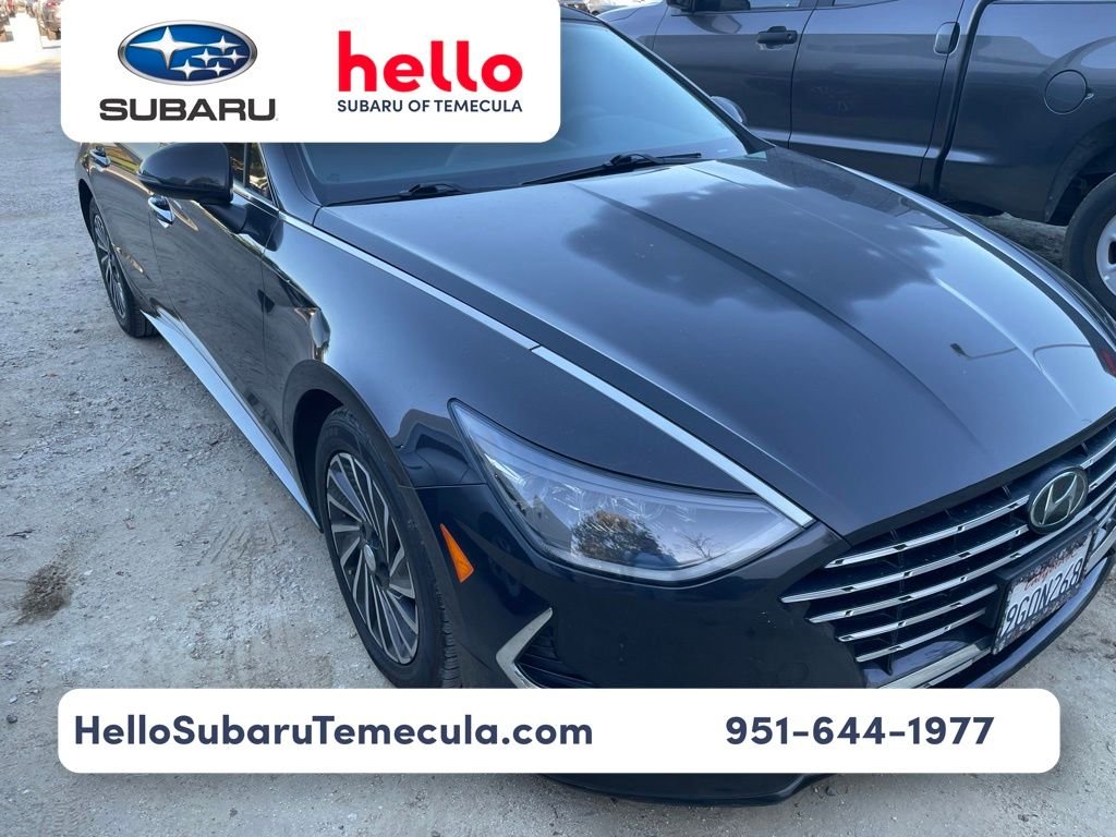 Used 2023 Carbon Blue Hyundai SEL image 1