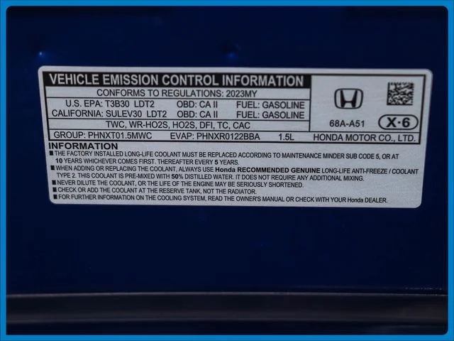 Certified Used 2023 Blue Honda EX-L image 27