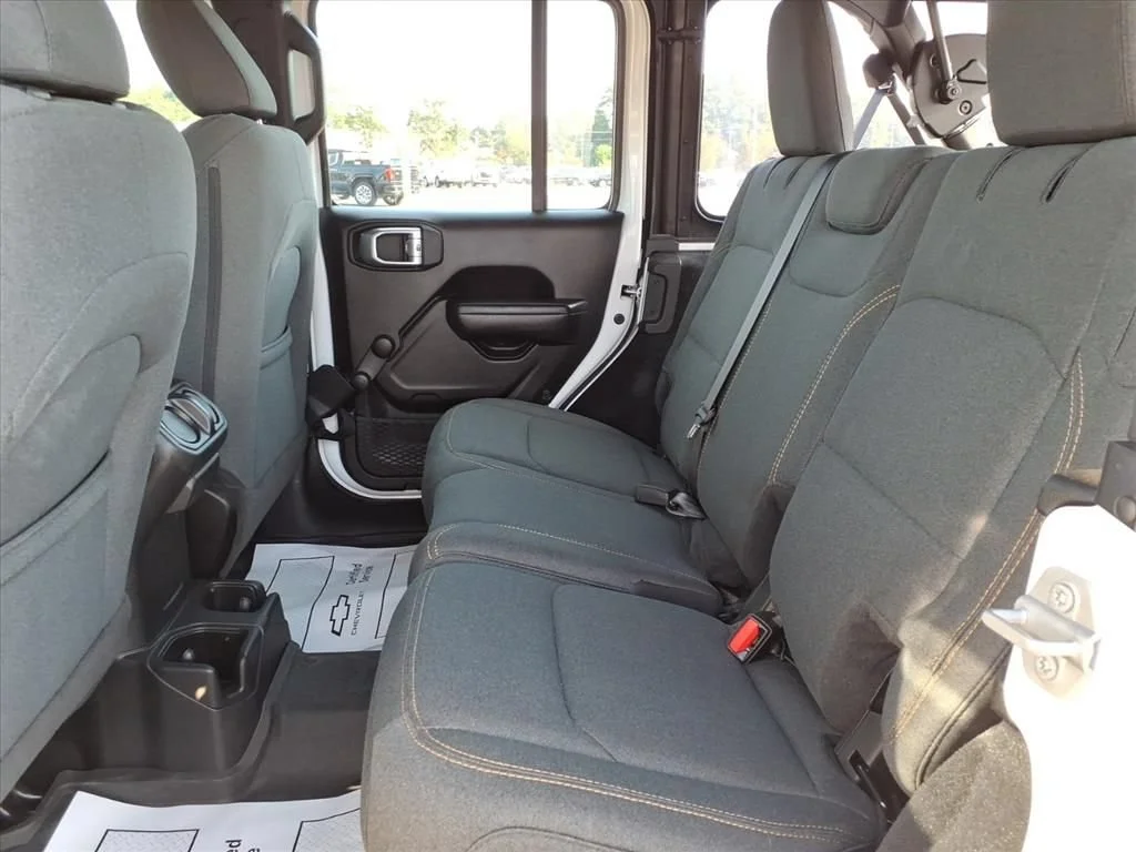Used 2024 White Jeep 4-Door Sport 4x4 image 21