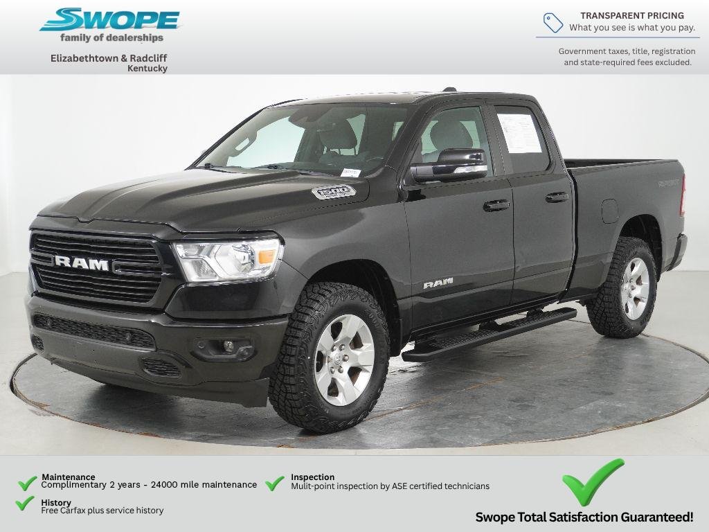 Used 2021 Diamond Black Crystal Pearlcoat Ram Big Horn image 7