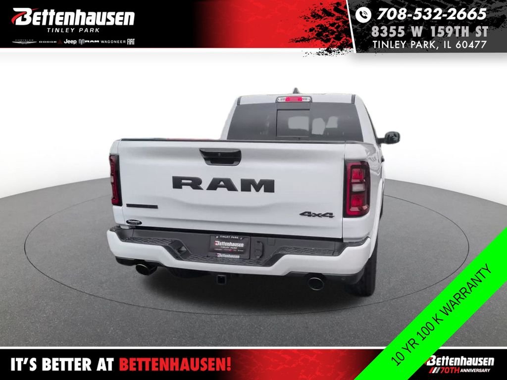 New 2026 Bright White Clear-Coat Exterior Paint RAM Big Horn image 6